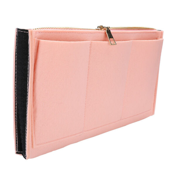 Multi Pocket Handbag Organizer Felt Purse Insert Bag fits Neverfull MM 3 Colors