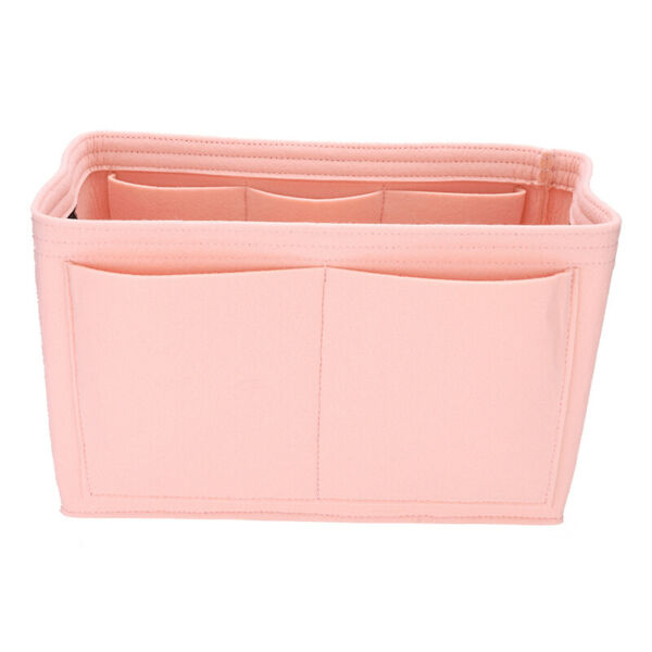 Multi Pocket Handbag Organizer Felt Purse Insert Bag fits Neverfull MM 3 Colors