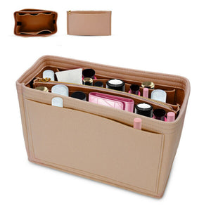 Multi Pocket Handbag Organizer Felt Purse Insert Bag fits Neverfull MM 3 Colors