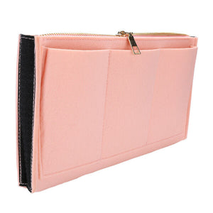 Multi Pocket Handbag Organizer Felt Purse Insert Bag fits Neverfull MM 3 Colors