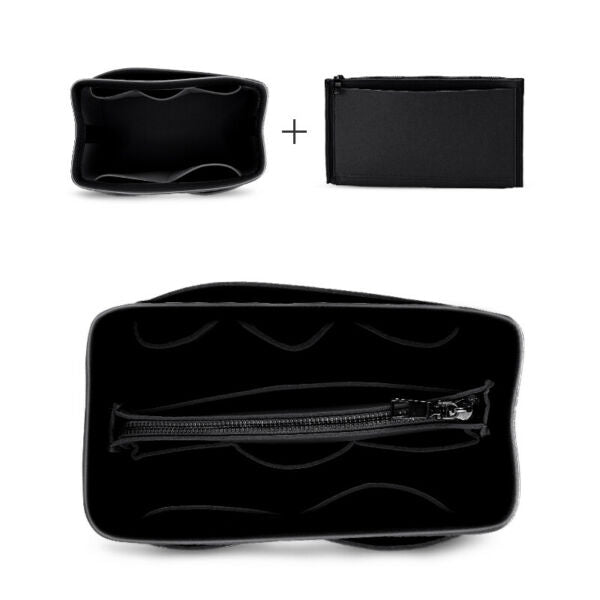 Multi Pocket Handbag Organizer Felt Purse Insert Bag fits Neverfull MM 3 Colors